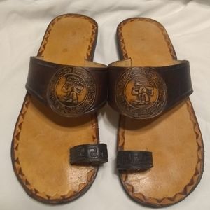 Genuine leather sandals